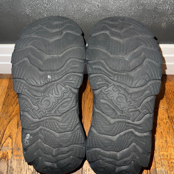 Hoka One Restore TC Black Women 8 Slip on Shoes Gray Black Mens 7 - Picture 4 of 7